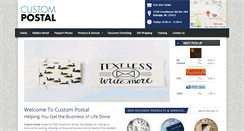 Desktop Screenshot of custompostal.com