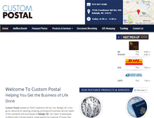Tablet Screenshot of custompostal.com